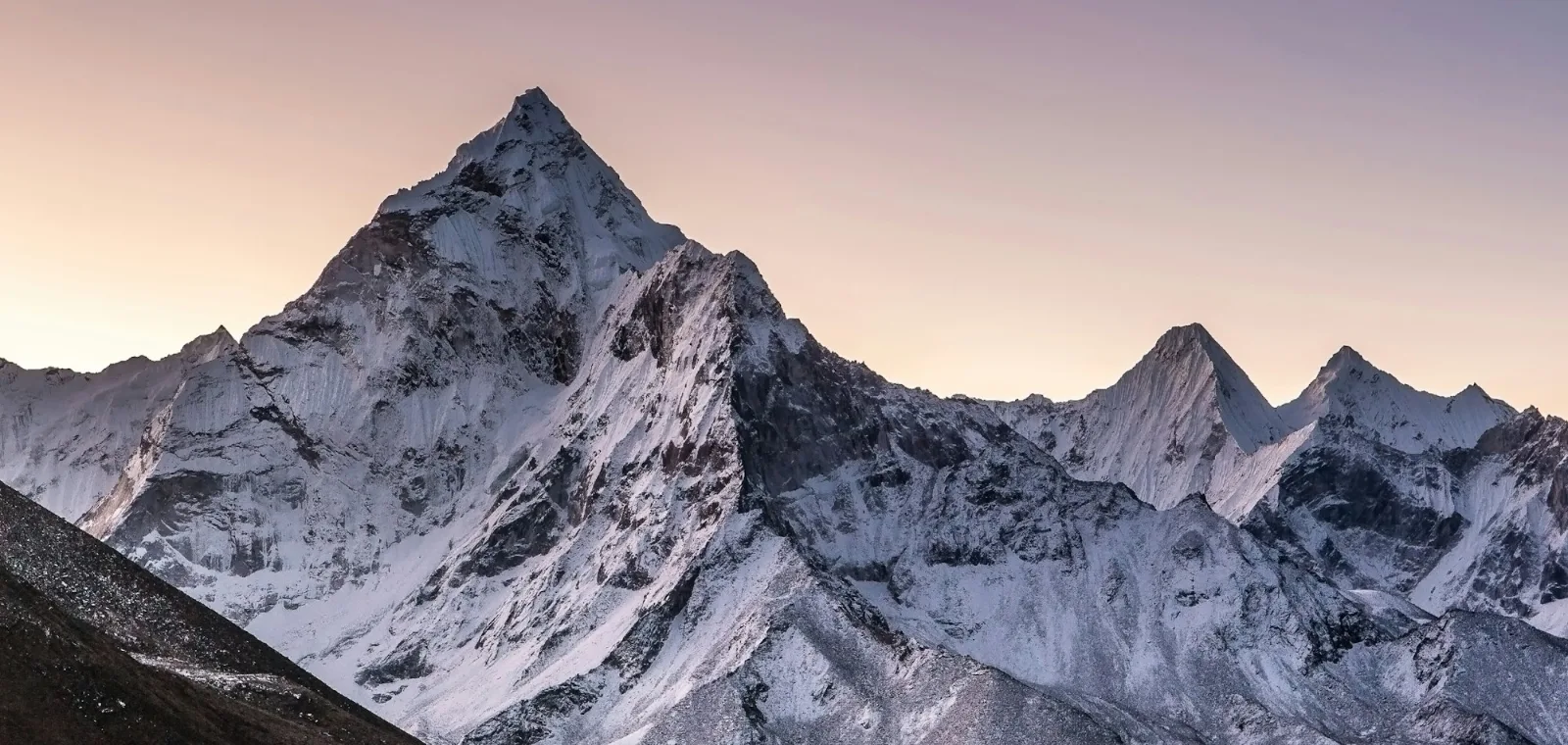 Himalayan peaks at first light, the origin of 8848 Herbs botanicals