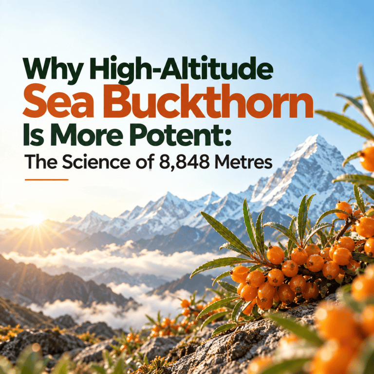 Why High-Altitude Sea Buckthorn Is More Potent: The Science of 8,848 Metres