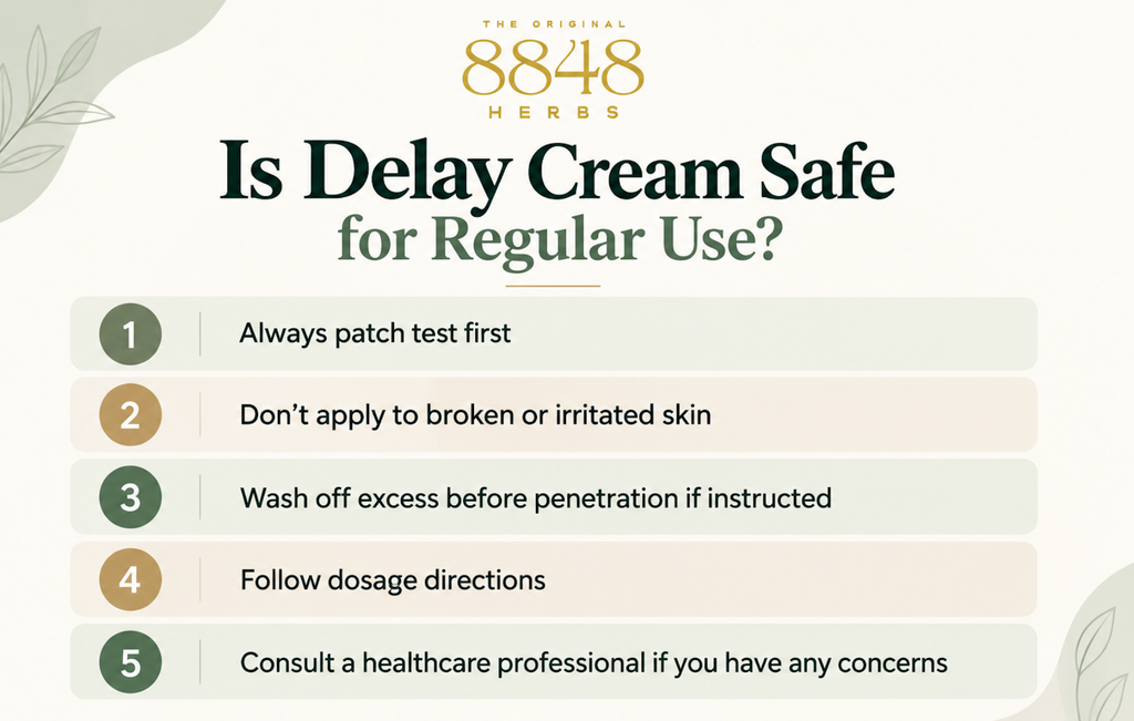 is delay cream safe?