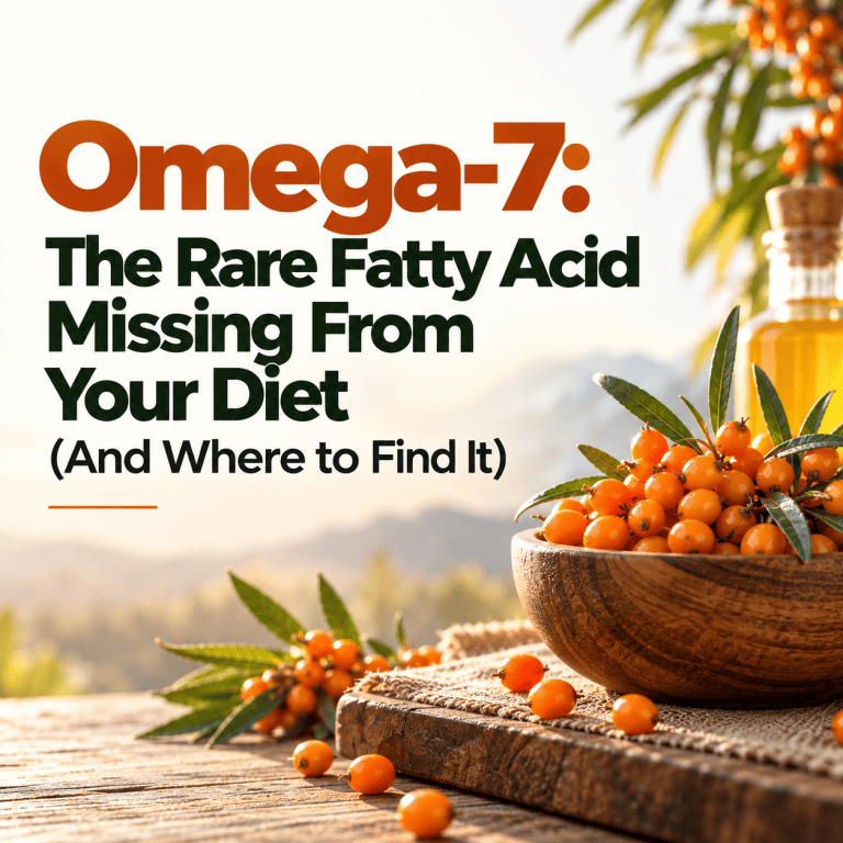 Omega-7: The Rare Fatty Acid Missing From Your Diet (And Where to Find It)