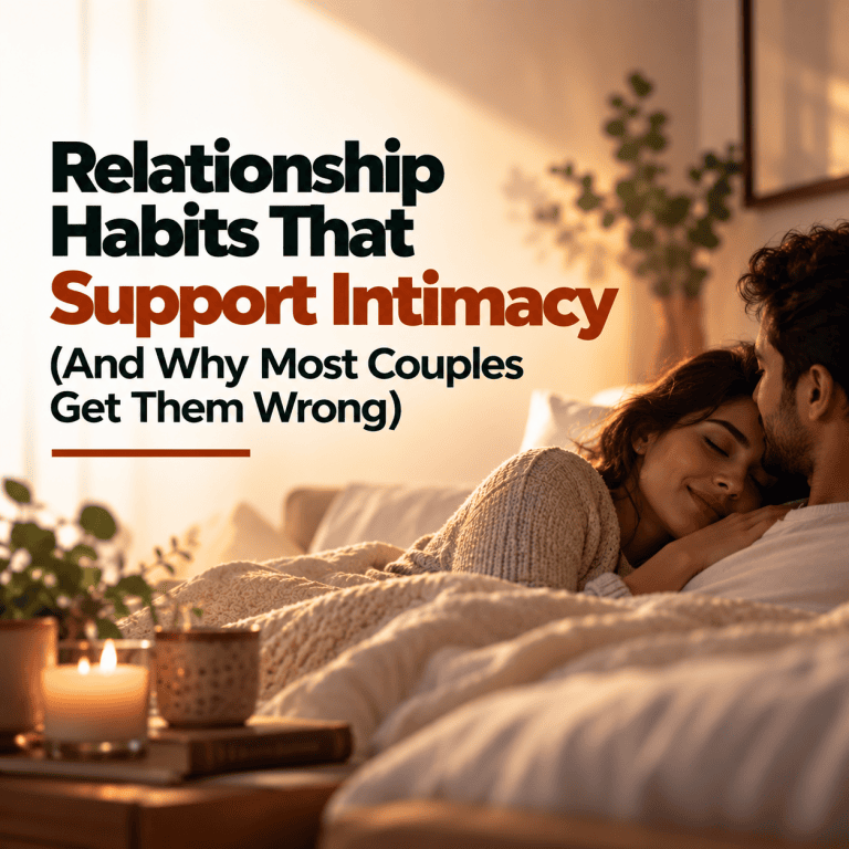 Relationship Habits That Support Intimacy (And Why Most Couples Get Them Wrong)