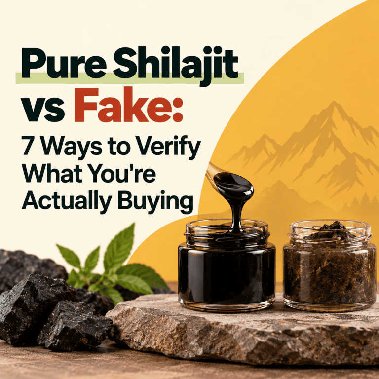 Pure Shilajit vs Fake: 7 Ways to Verify What You’re Actually Buying